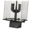 Z-Lite Sana 2 Light Outdoor Post Mount Fixture, Black And Seedy 592PHMS-BK - alternate 4